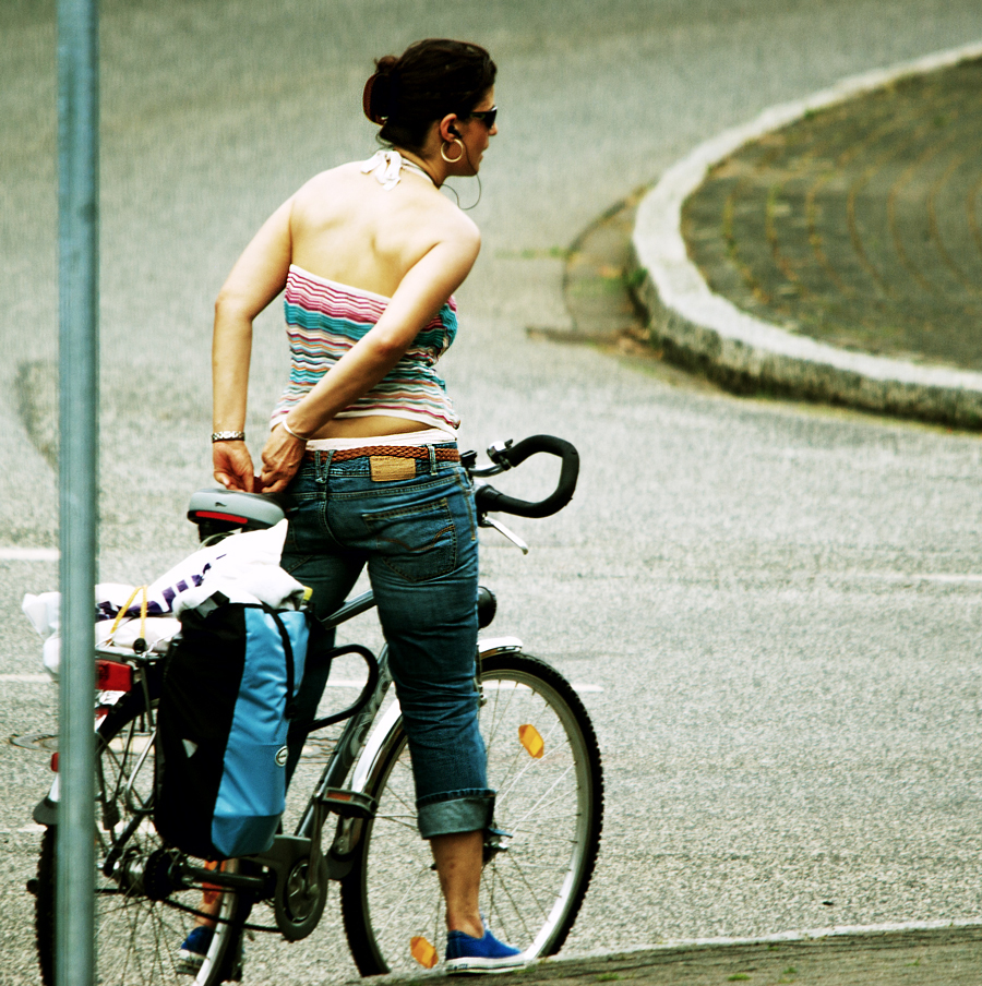 cyclist girl