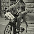 cyclist in Livorno