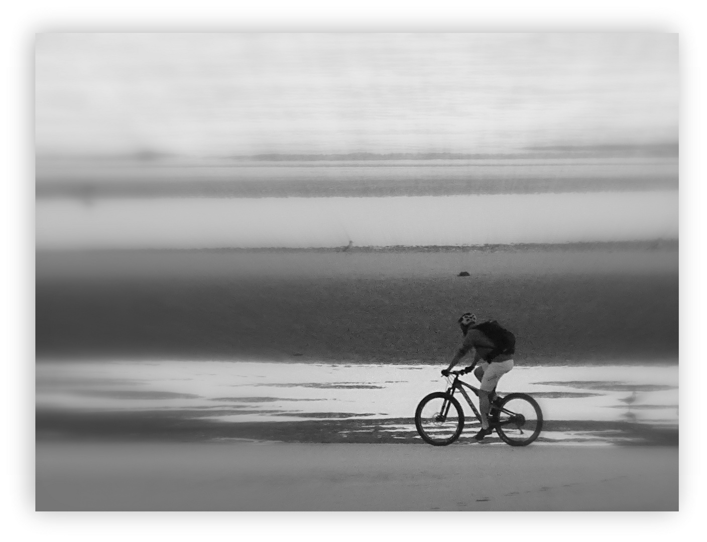 Cycliste des sables