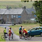 cyclists at elsdon