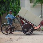 Cyclofahrer in Phnom Penh