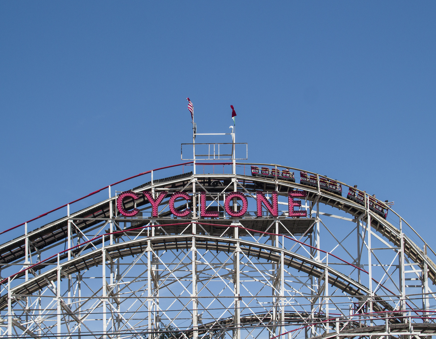 Cyclone Rollercoaster Coney Island