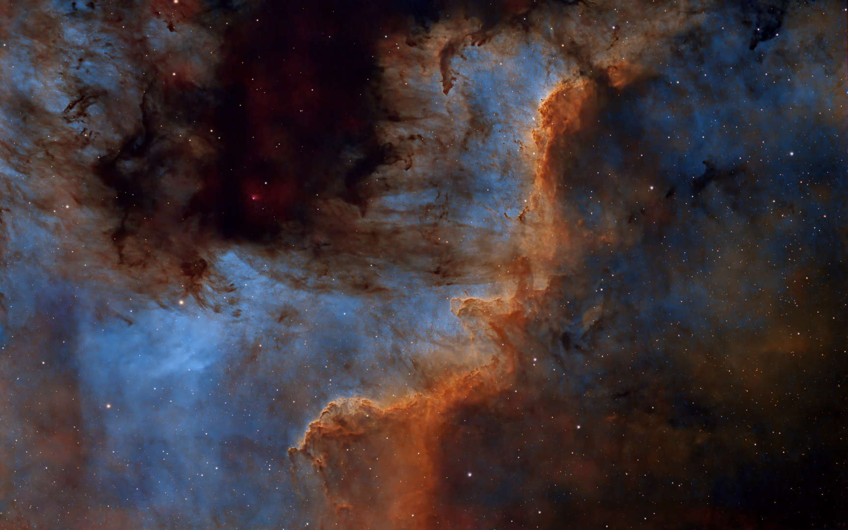 Cygnus-Wand in NGC 7000 Nordamerikanebel