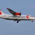 Czech Airlines Anflug (kommend aus Prag)