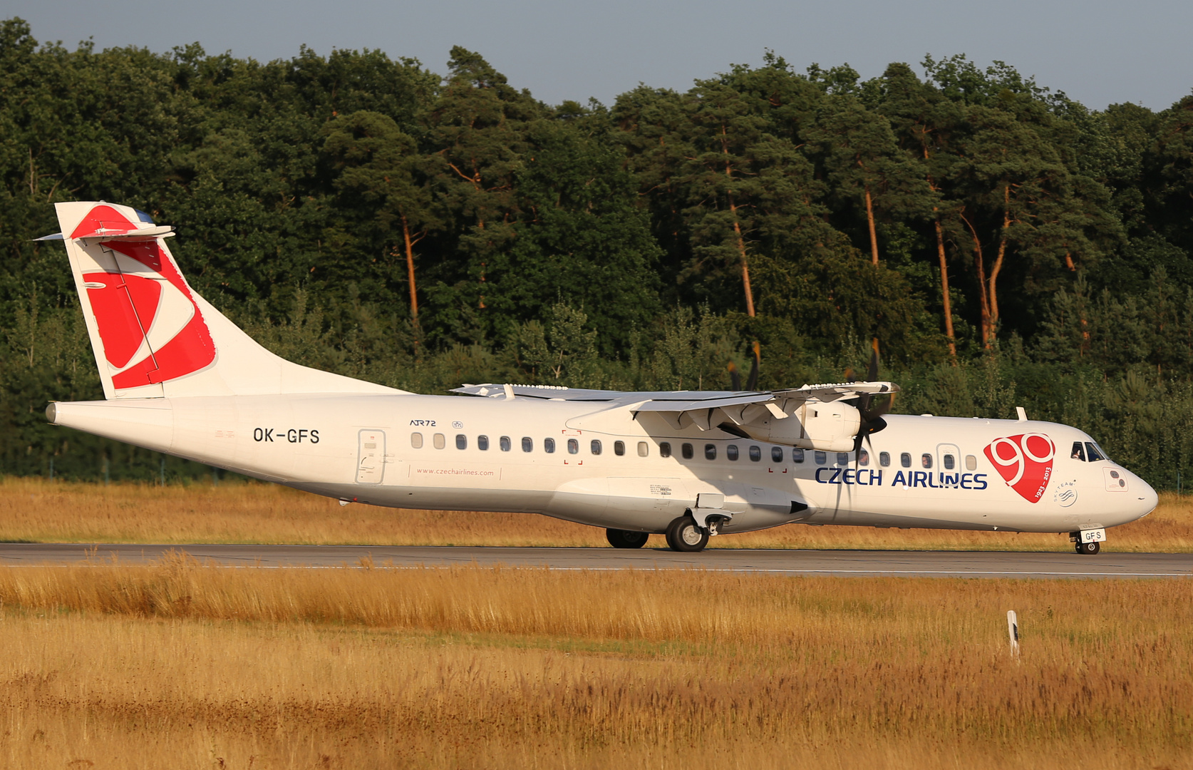 Czech Airlines Startbahn West Airport Frankfurt