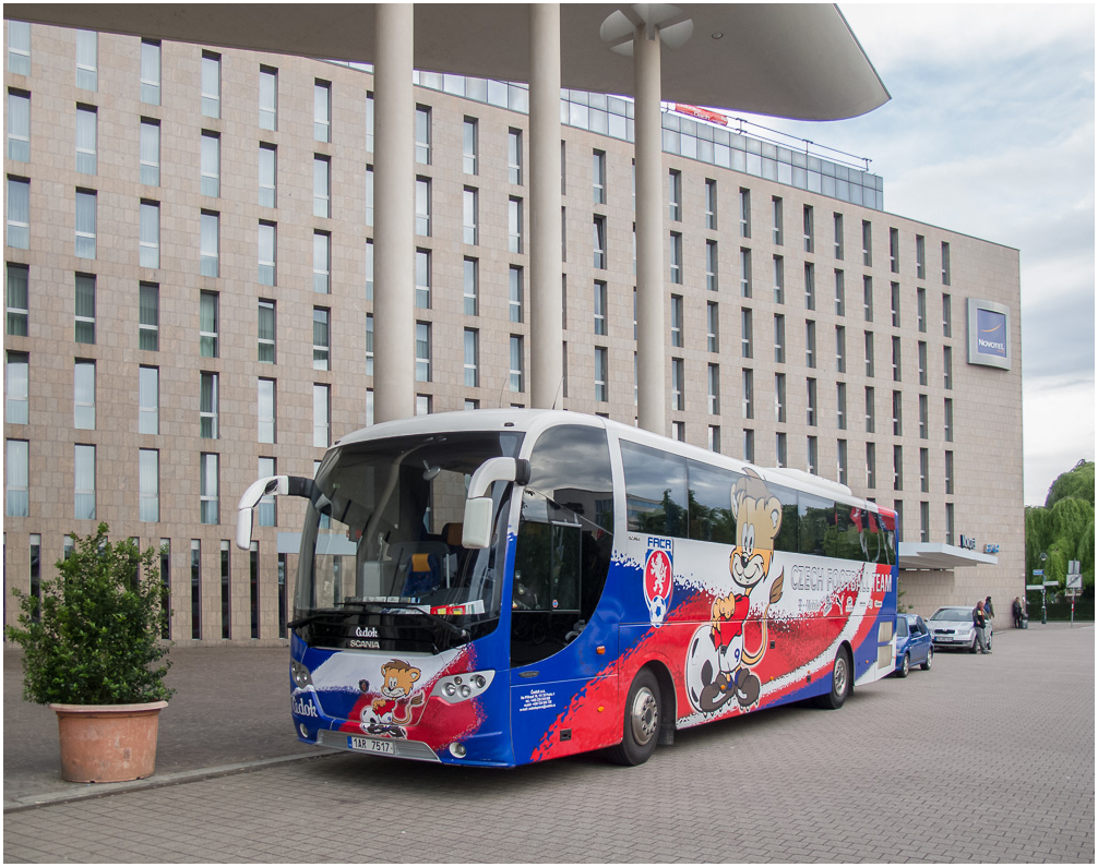 Czech Football Team Bus