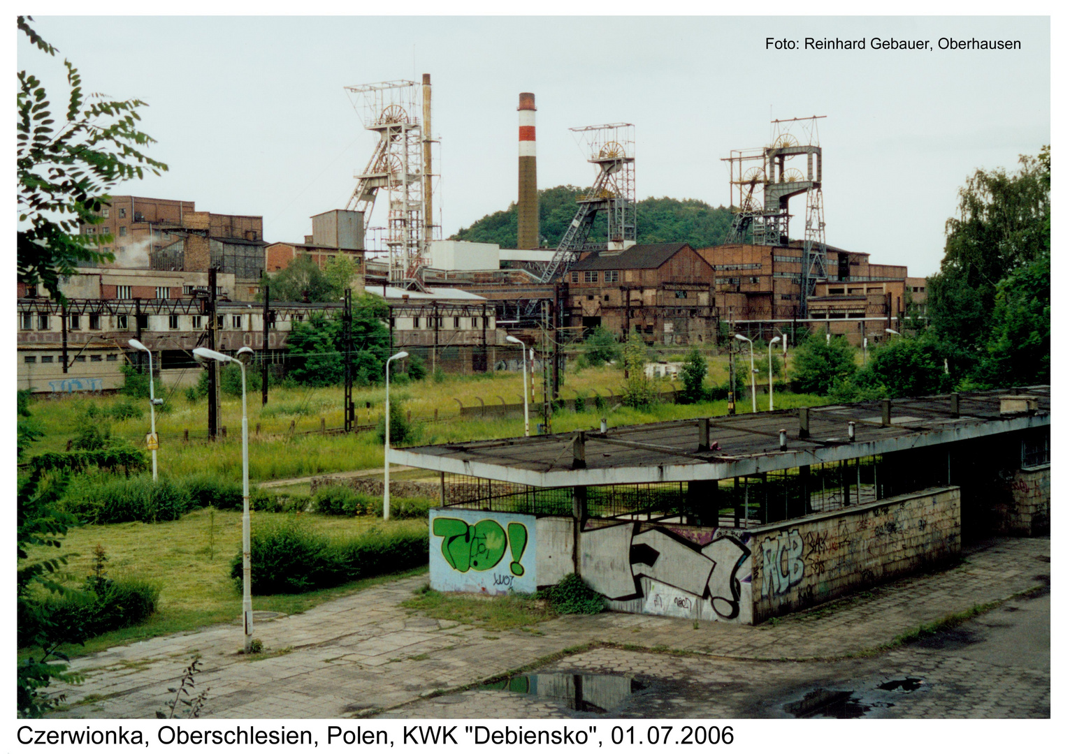 Czerwionka, Oberschlesien, Polen, KWK Debiensko, 01072006 Foto & Bild