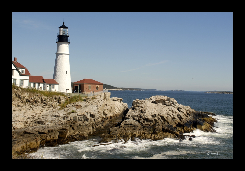 D a s Lighthouse von Portland / Maine ...