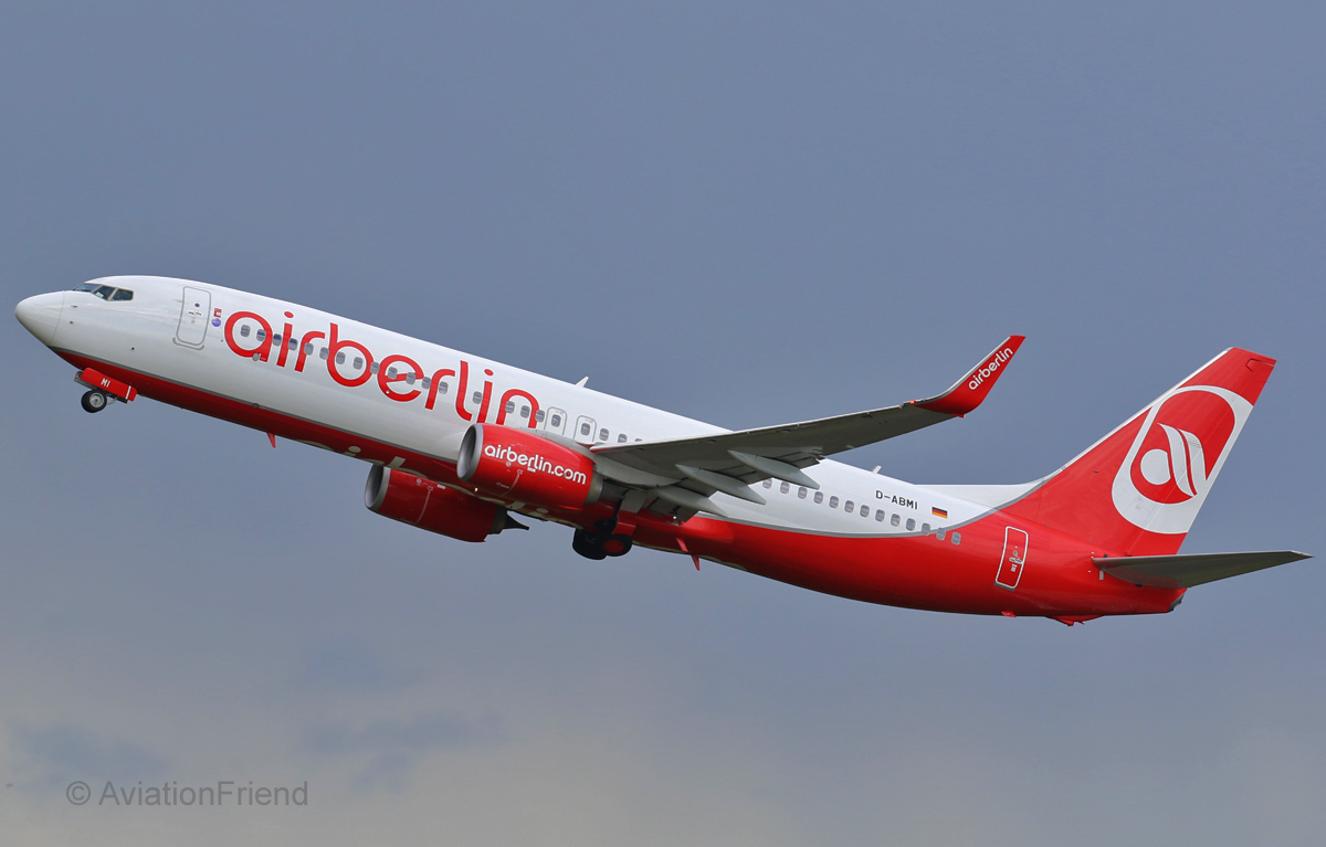 D-ABMI Air Berlin Boeing 737-86J(WL) @ Cologne / Bonn (CGN / EDDK)