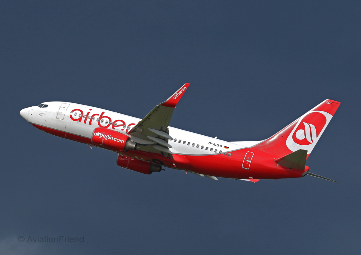 D-AHXG Air Berlin Boeing 737-7K5(WL) @ Cologne / Bonn (CGN / EDDK)