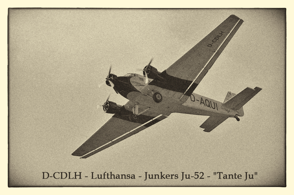 D-CDLH - Lufthansa - Junkers Ju-52 - "Tante Ju"