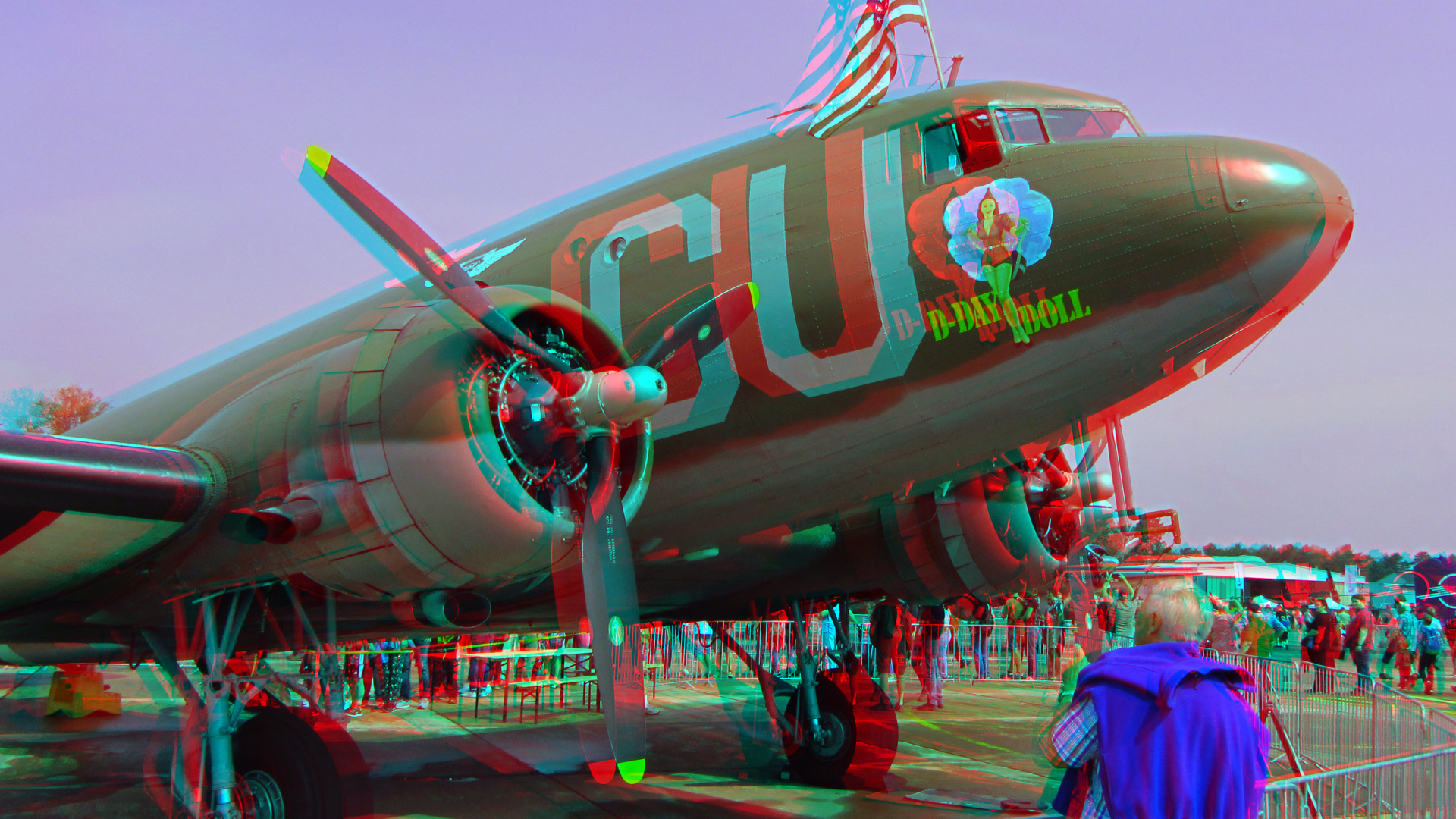 D-Day Doll (Ein 3D Foto für rot/cyan Brille)