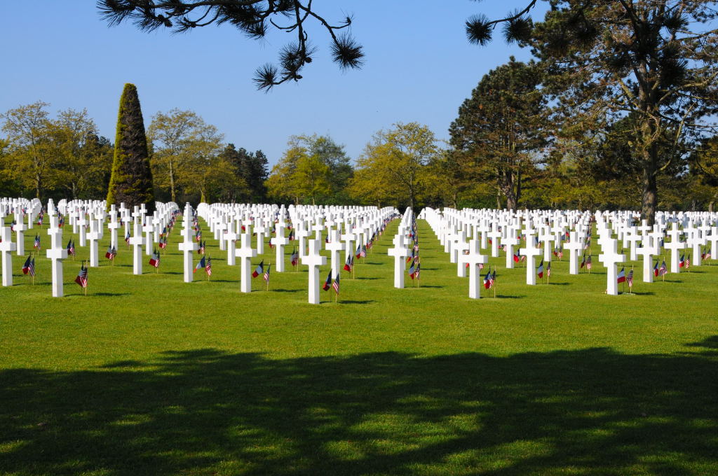 D-Day - US Soldatenfriedhof Collville, Frankreich