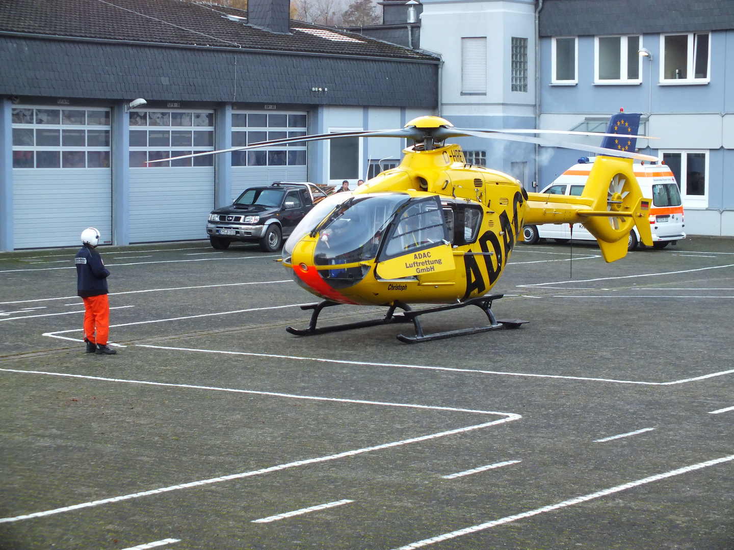 D-HRET auf dem Feuerwehrhof