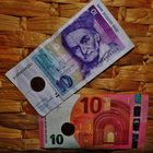 D-Mark und Pfennig, Euro und Cent