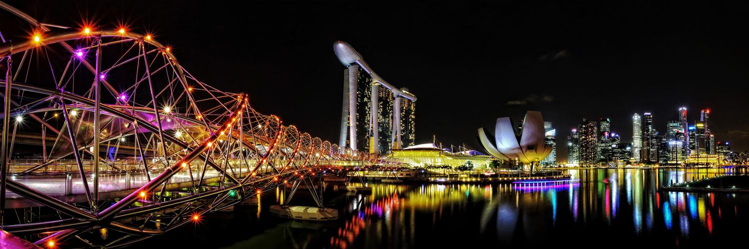 Marina Bay Singapore @ Night von L.O. Michaelis