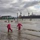 Spa bei Hochwasser