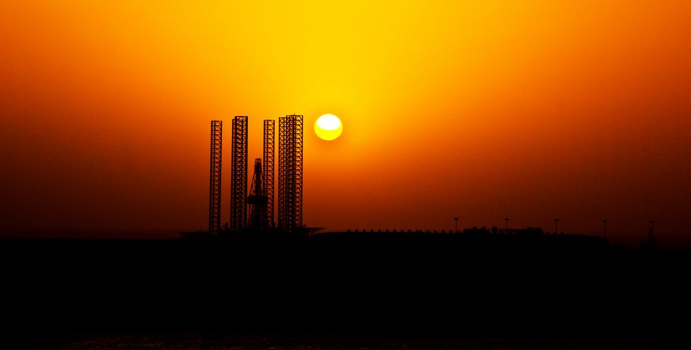 Sonnenuntergang Dubai von Berndiehr