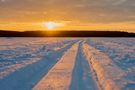 Sonnenuntergang am Jerisjärvi by Jürgen Kopelke