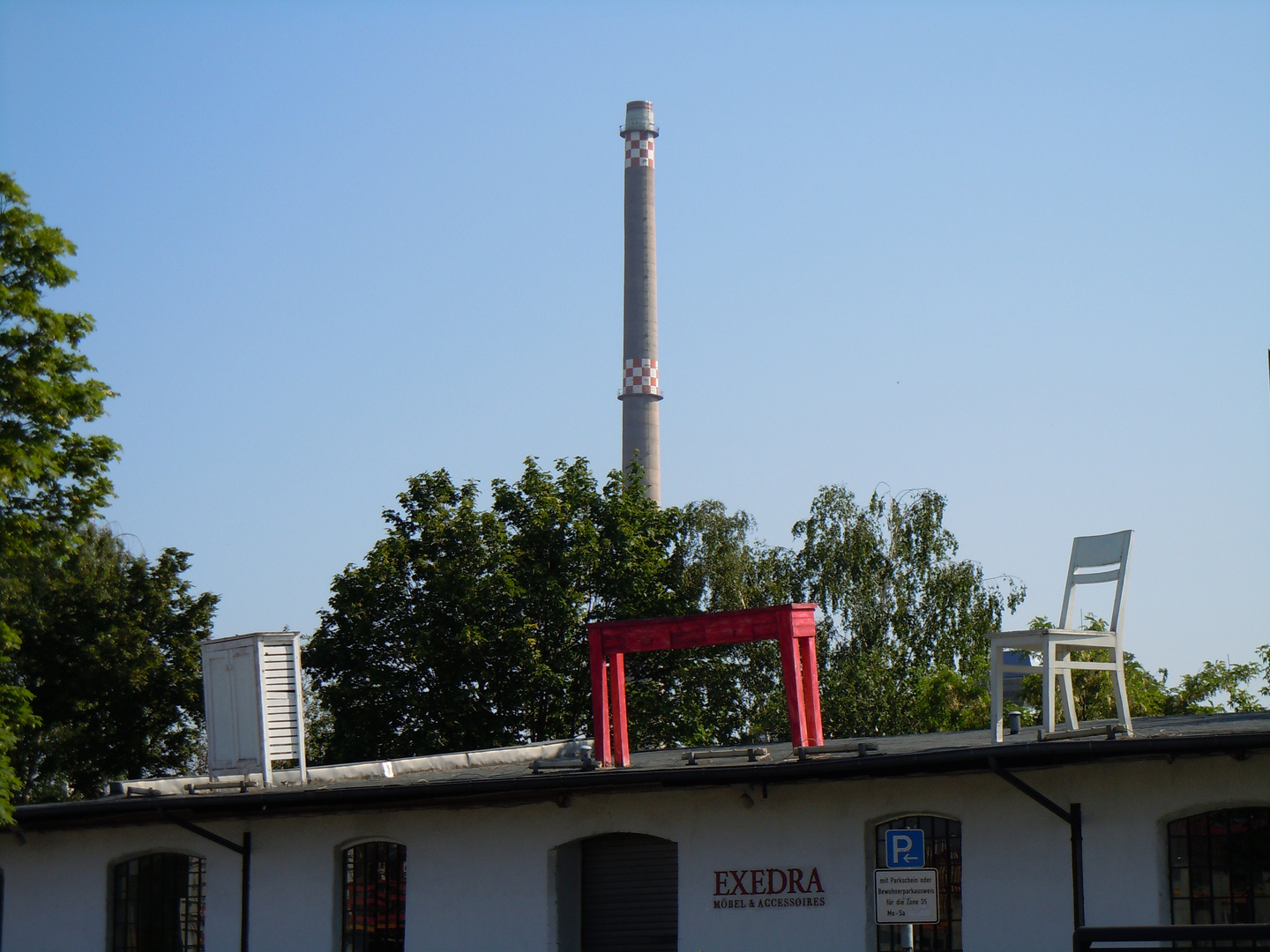 Da bekommt das Wort 'Dachterrasse' gleich eine ganz neue Bedeutung ...