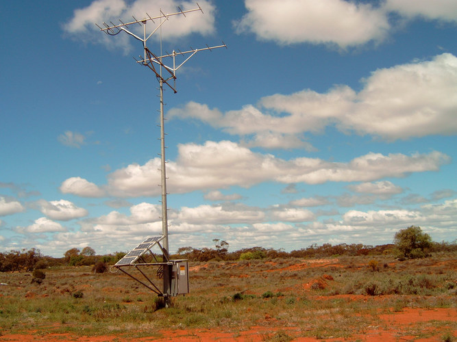 Da: ein Telefon zwischen Wave Rock und Kalgoorlie?