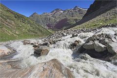 da fließt der Gletscher