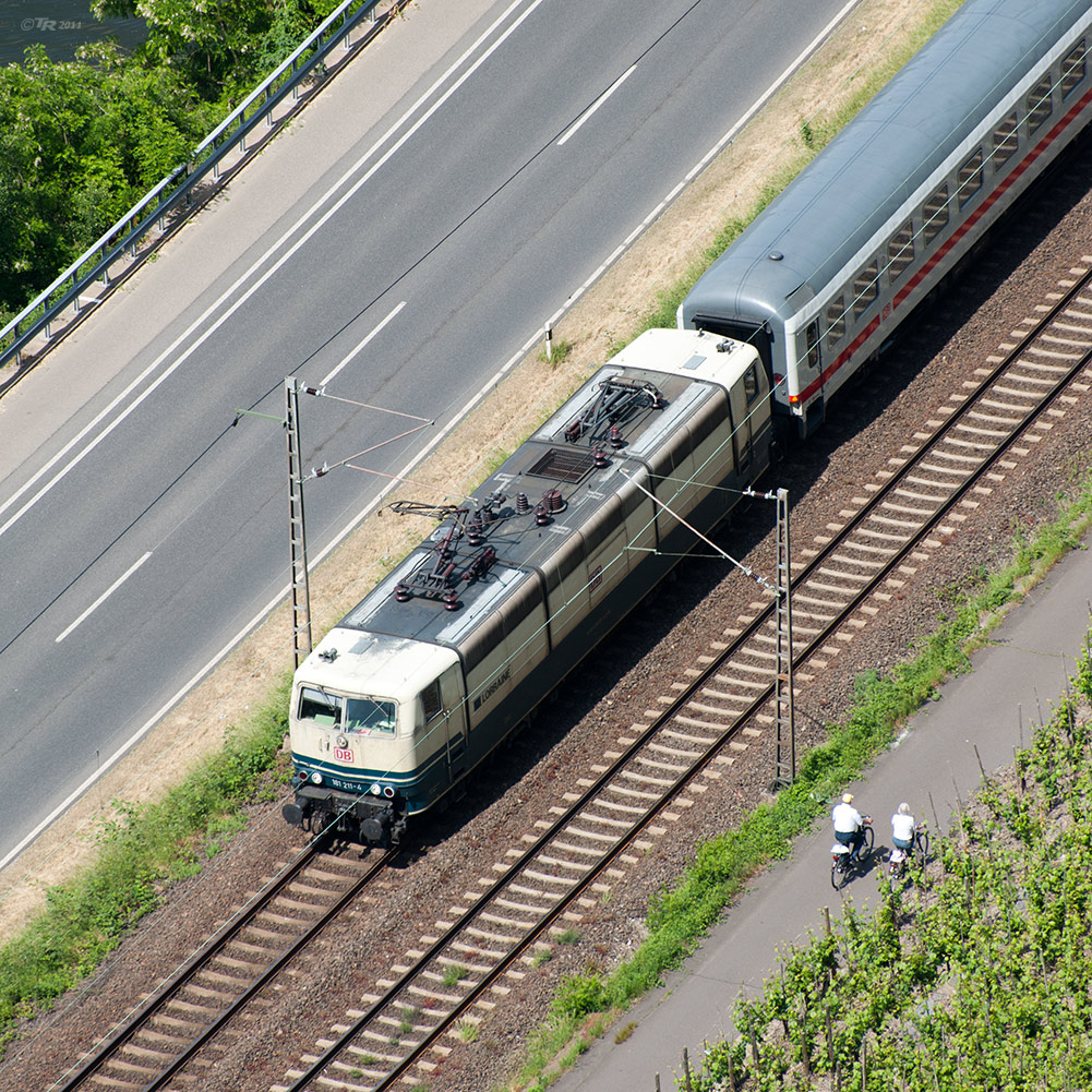 Da fuhr sie noch