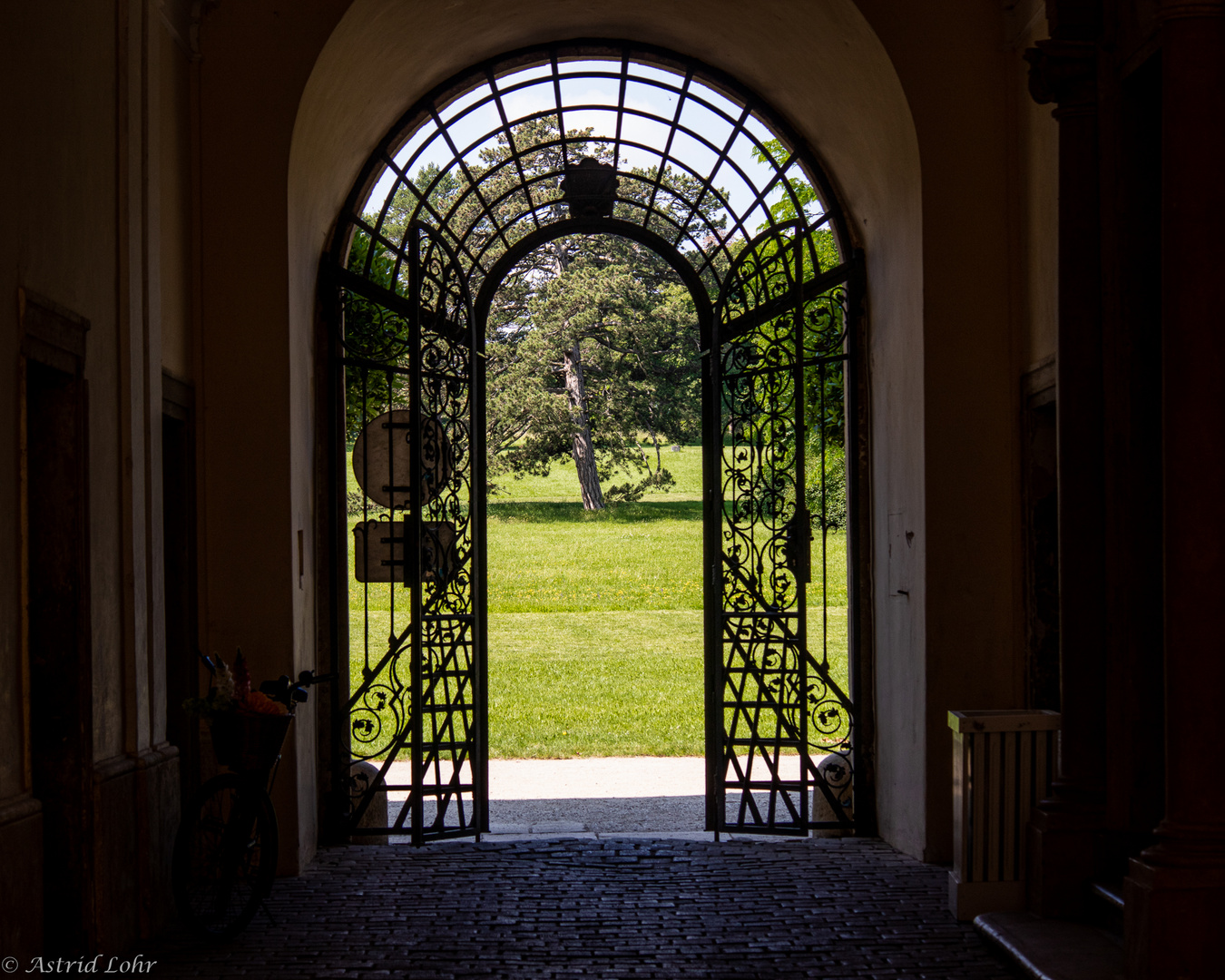 Da geht's in den Park