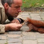 Da haben die Eichhörnchen nicht schlecht geguckt....