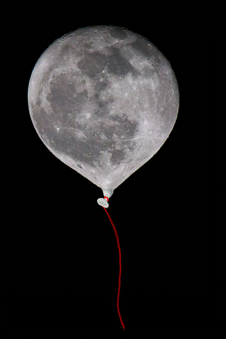 Da hängt ein Mond vor meinem Fenster...