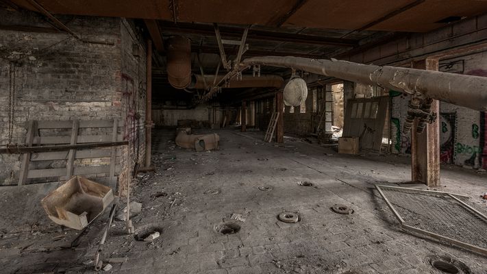 da hängt er nun der Helm...