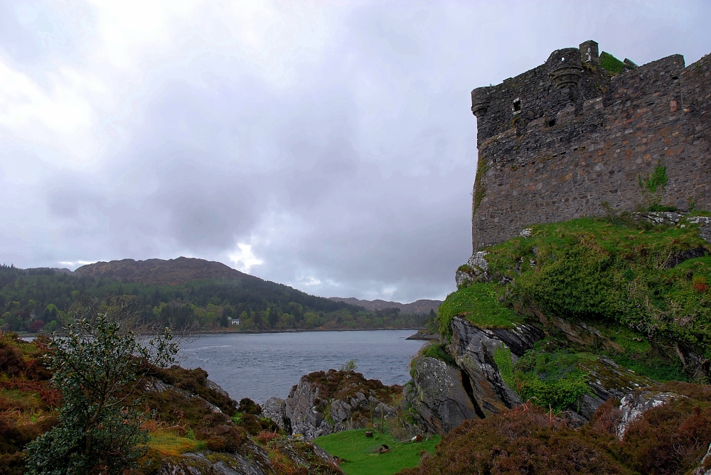 Da hinten, am Castle Tioram, da bin ich wohl gewesen