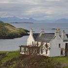 Da hinten, beim Duntulm Castle...