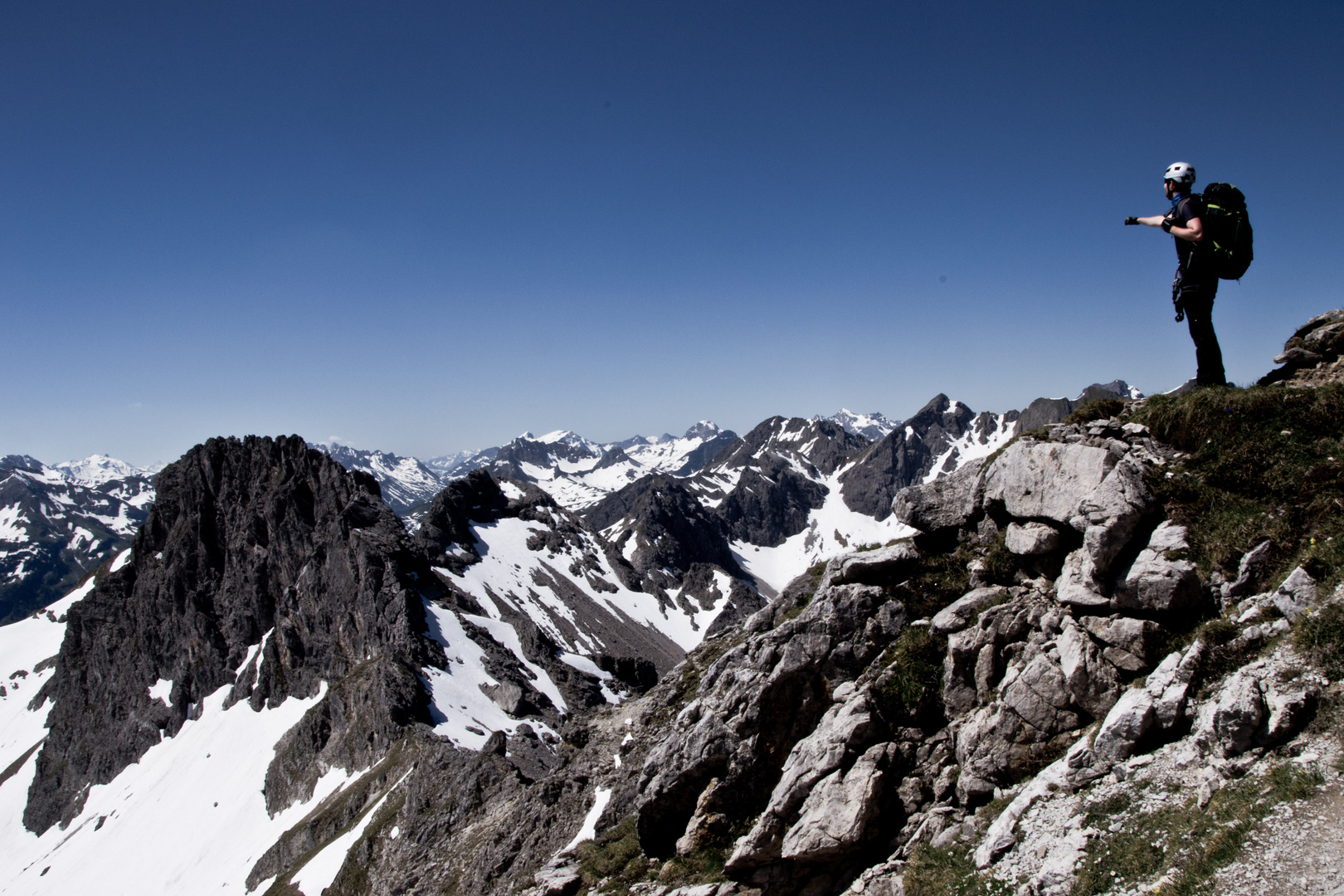 Da hinten ist unser Tagesziel ...