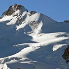 Da ist er, der Monte Rosa ganz  oben mit der Dofourspitze... 