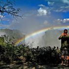 Da ist Mann im Regenbogen ....