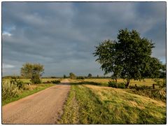 Da muß ich lang - plattes Land