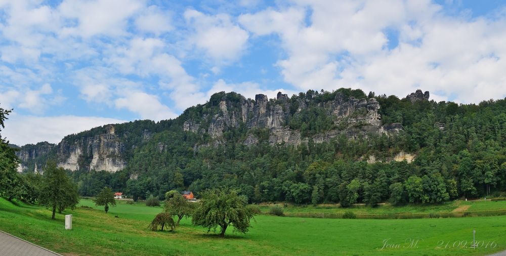 Da oben ist die Bastei - Sächsische Schweiz - 1