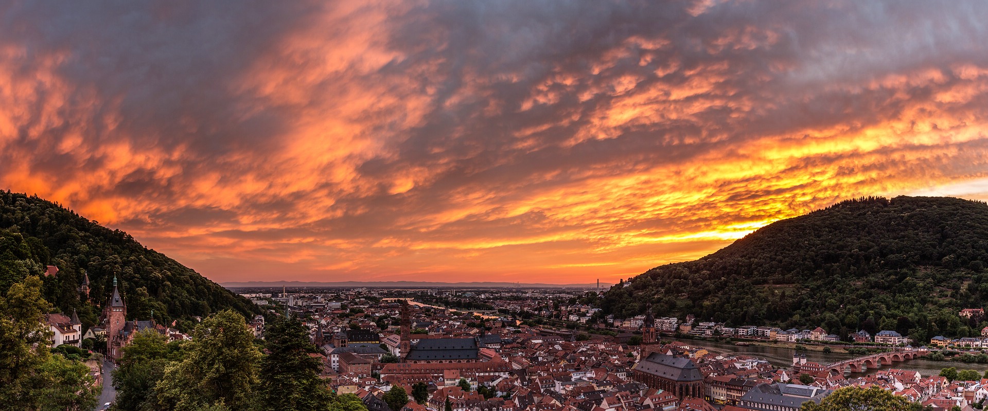 da rockte der Himmel über Heidelberg