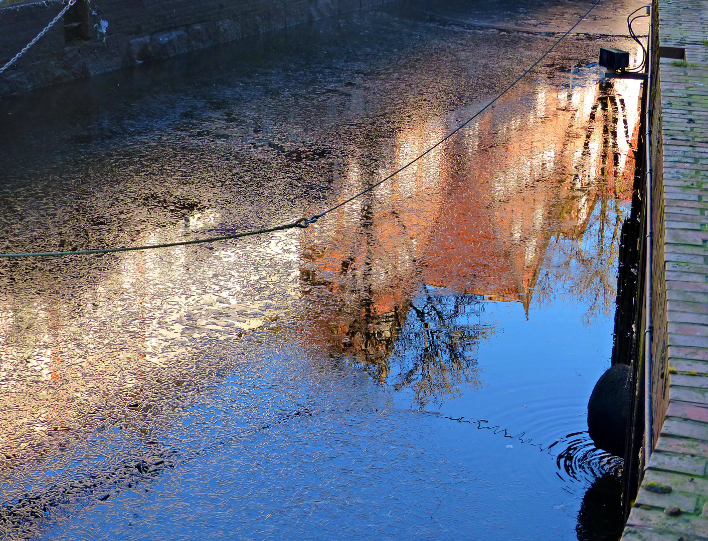 Da spiegelt sich was im Fleth