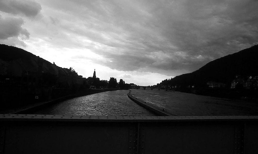 da un ponte di Heidelberg