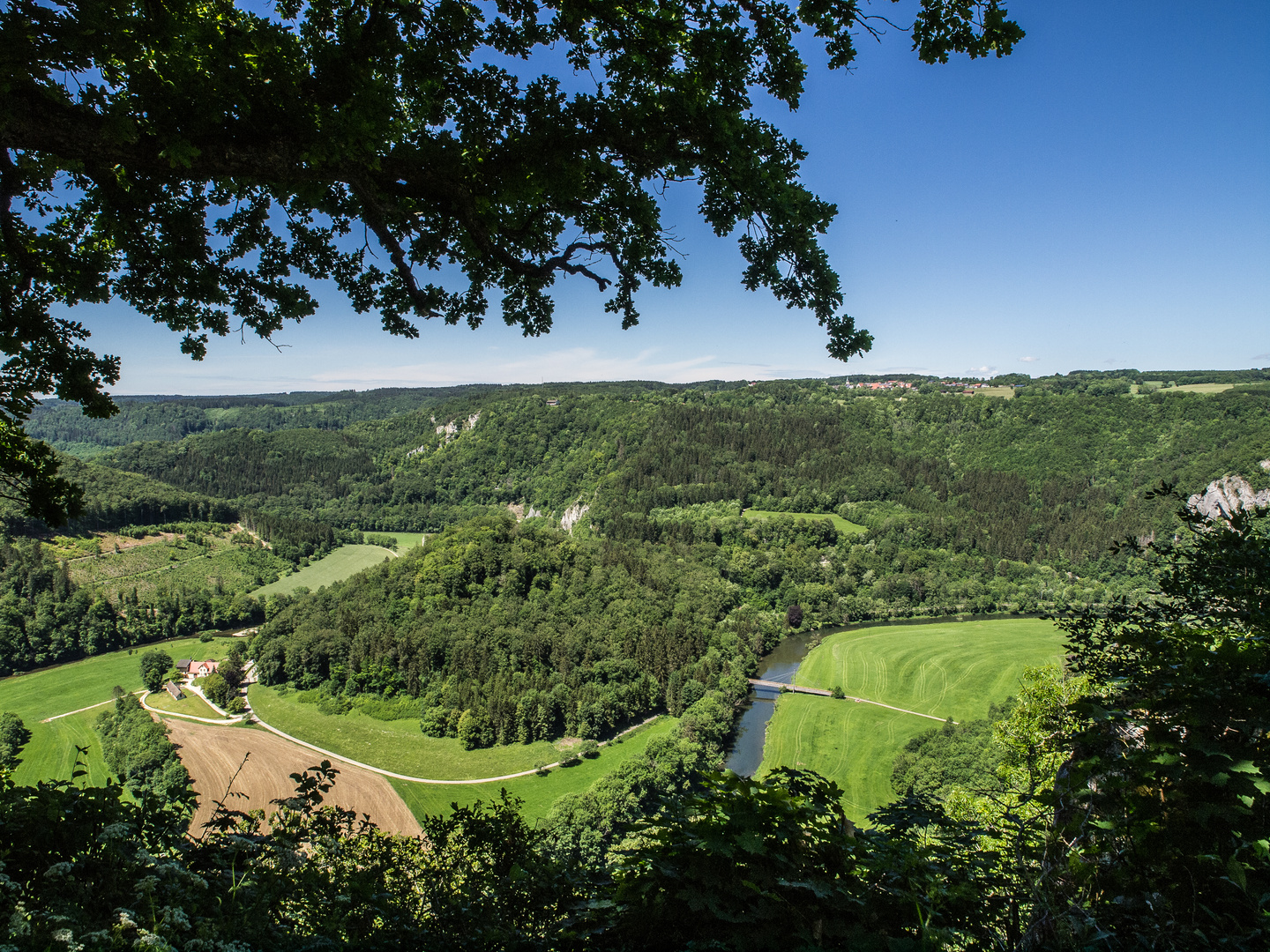 Da unten fließt die Donau