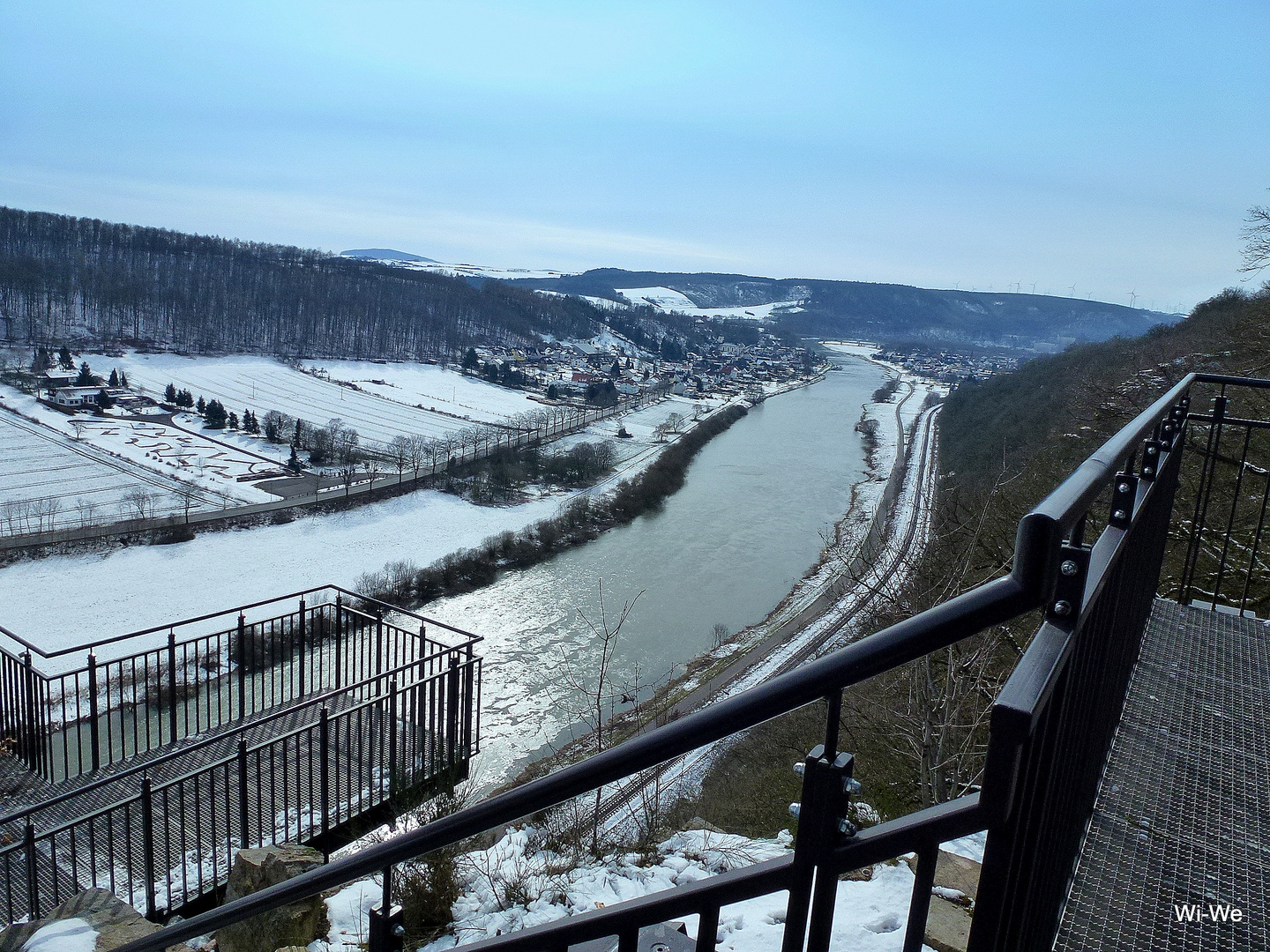 -Da unten fließt die Weser-