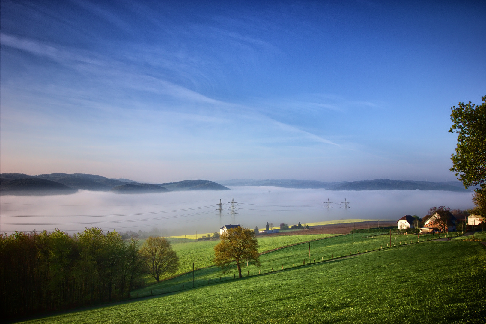 Da unten, im Nebel