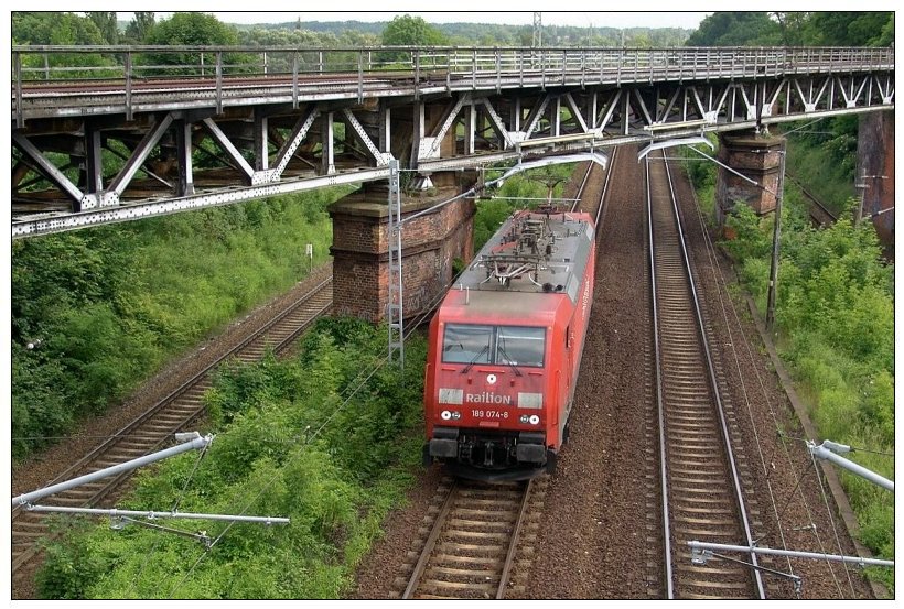 da war die Brücke noch da...