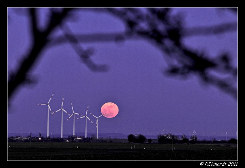 Da war doch gestern richtig großer Vollmond