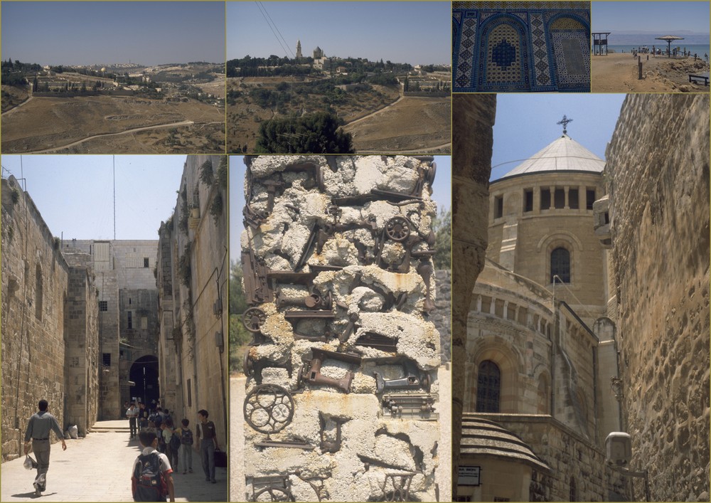 Da war es noch friedlich in Jerusalem