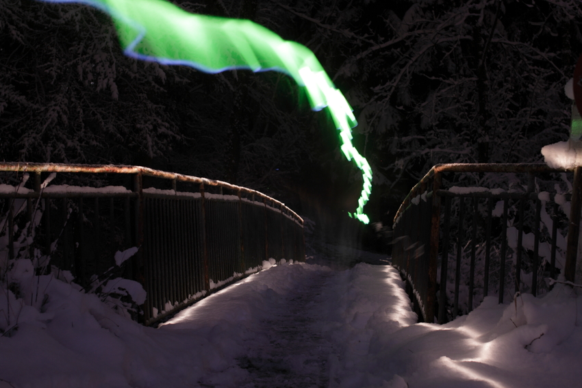 Da war im Dunkeln ... ein Nordlicht für Mitteleuropäer