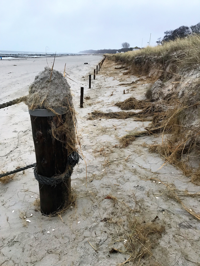 Da war was von der Düne weg