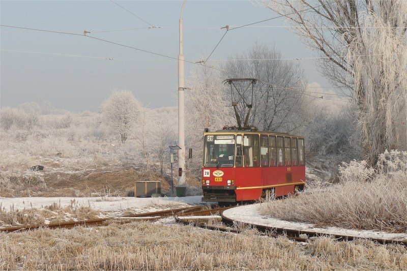 Dabrowa Górnicza: 105Na in frostiger Umgebung